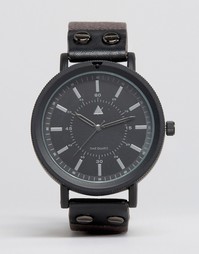 Черные часы с заклепками ASOS - Серый