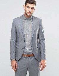 Jack &amp; Jones Premium Skinny Suit Jacket in Grey - Светло-серый