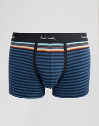 Боксеры-брифы в синюю полоску Paul Smith - Синий