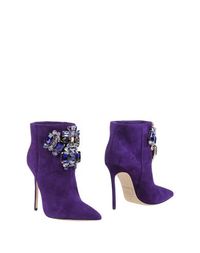 Фиолетовые Полусапоги и высокие ботинки Dsquared2