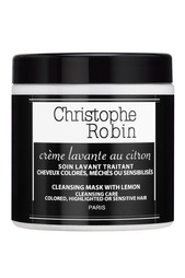 Очищающая лимонная крем-маска для волос и кожи головы Cleansing Mask With Lemon, 500ml Christophe Robin