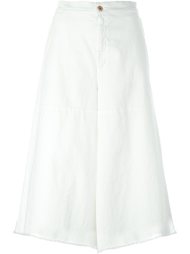 расклешенные укороченные брюки  Off-White