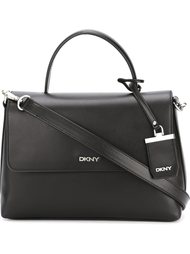 сумка-тоут с откидным клапаном DKNY