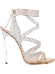 босоножки с блестками Casadei