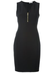 облегающее платье с V-образным вырезом Versace Collection