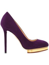 Розовые туфли 'Dotty 125'  Charlotte Olympia