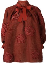 блузка с цветочным узором  Fendi