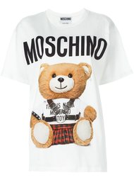 футболка с принтом-логотипом Moschino