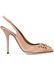 туфли с шелковой отделкой Dolce &amp; Gabbana