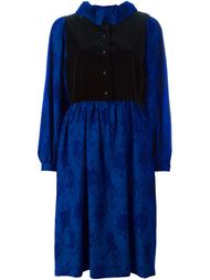 бархатное платье  Lanvin Vintage
