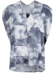 'Ripped clouds' T-shirt Zero + Maria Cornejo