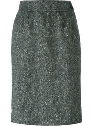 твидовая юбка  Yves Saint Laurent Vintage