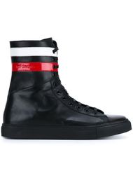 stripe detail hi-top sneakers Raf Simons