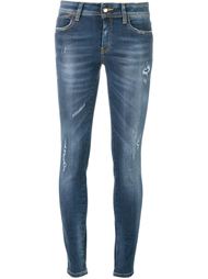 джинсы с вышивкой  Just Cavalli