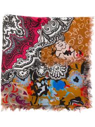 шарф с узором  Etro