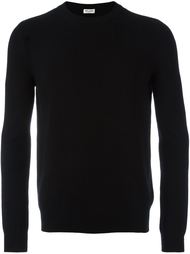 свитер с рваными деталями   Saint Laurent