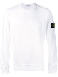 толстовка с нашивкой на рукаве Stone Island
