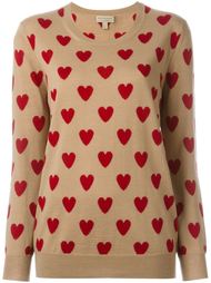 свитер с изображением сердец  Burberry London