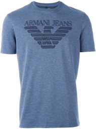 футболка с принтом логотипа   Armani Jeans