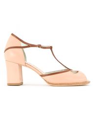 Розовые chunky heel sandals Sarah Chofakian