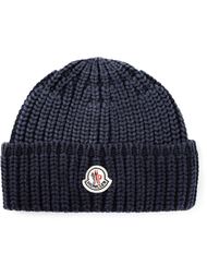 шапка-бини в рубчик Moncler