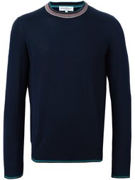 свитер с контрастной окантовкой  Salvatore Ferragamo