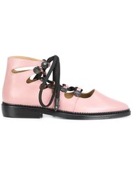 pointed toe lace-up shoes Toga