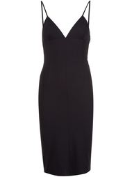 приталенное платье с глубоким V-образным вырезом T By Alexander Wang
