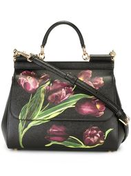 сумка-тоут Sicily' с принтом тюльпанов  Dolce &amp; Gabbana