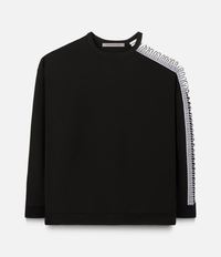 толстовка с вырезной деталью Christopher Kane
