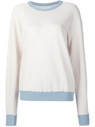 contrast trim sweatshirt The Great