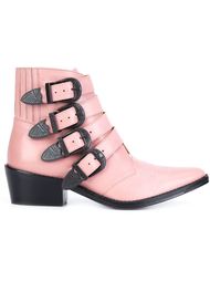 buckled strap ankle boots Toga