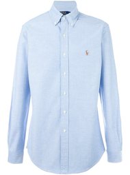 рубашка на пуговицах с вышитым логотипом Polo Ralph Lauren