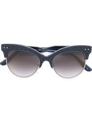 солнцезащитные очки "кошачий глаз" Bottega Veneta Eyewear