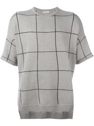 свитер в клетку  Brunello Cucinelli