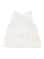 bow detail beanie Federica Moretti