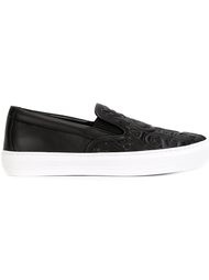 кеды-слипон с тисненым узором Salvatore Ferragamo