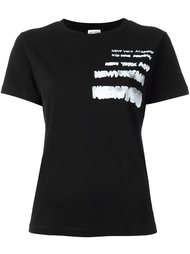 футболка с принтом New York Academy  Saint Laurent
