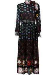lace inserts flower dress Red Valentino