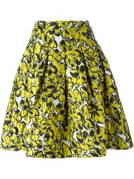 floral print skirt Oscar de la Renta