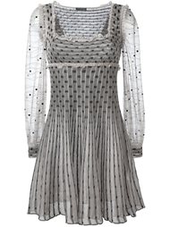 flared knit dress Alexander McQueen