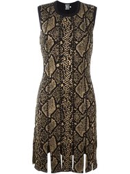 snakeskin print dress Fausto Puglisi