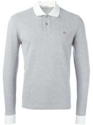 classic long sleeve polo shirt Moncler