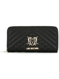 logo plaque wallet Love Moschino