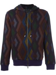 geometric print hoodie Etro