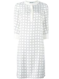 geometric print dress  Christian Dior Vintage
