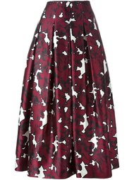 floral print skirt Oscar de la Renta