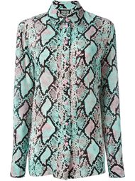 snakeskin print shirt Fausto Puglisi