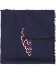 шарф с вышивкой Kenzo