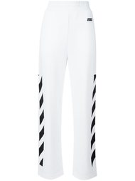 stripe print sweat pants Off-White